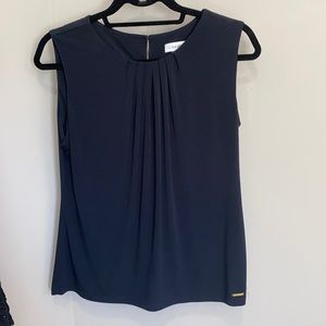 Calvin Klein Navy Tank Top Size L